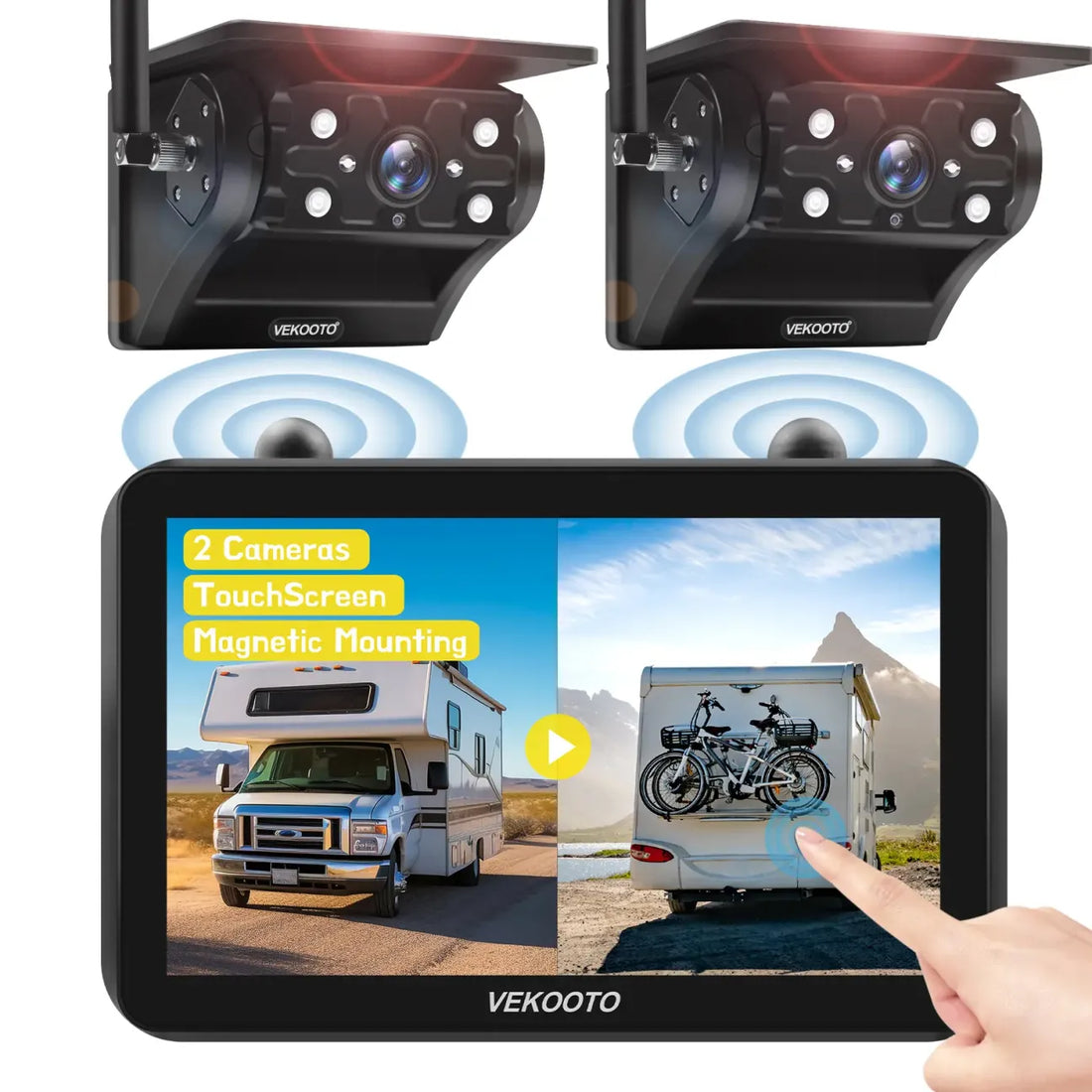 1080P Wireless Magnetic Backup Camera