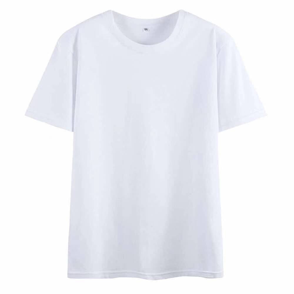 180G Cotton Summer Men's Short-Sleeved T-Shirt, Men's Round Neck Cultural Shirt