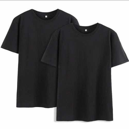 180G Cotton Summer Men's Short-Sleeved T-Shirt, Men's Round Neck Cultural Shirt